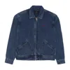 Huf Beware Work Jacket Men's Workwear Jacket Blue In Blue