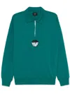 Huf Big Block ¼ Zip French Terry