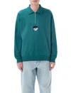 Huf Big Block ¼ Zip French Terry