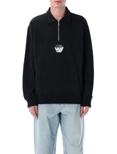 HUF HUF BIG BLOCK ¼ ZIP FRENCH TERRY