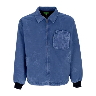 Huf Bowen Work Jacket Washed Blue Men's Jacket