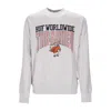 Huf Candlestick Crewneck X Thrasher Athletic Heather Men's Crewneck Sweatshirt In Athletic Heather
