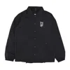 Huf Coach Jacket Men's Megablast Coaches Jacket Black In Black