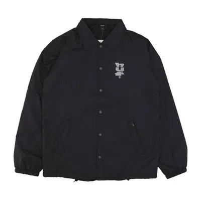 Huf Coach Jacket Men's Megablast Coaches Jacket Black