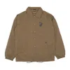 Huf Coach Jacket Men's Megablast Coaches Jacket Camel In Camel
