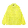 Huf Coach Jacket Men's Neo Leopard Coach Jack Hot Lime In Hot Lime