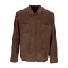 Huf Cornelius Men's Long Sleeve Shirt Zip Shirt Eggplant In Eggplant