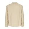Huf Cornelius Men's Long Sleeve Shirt Zip Shirt Oatmeal In Oatmeal