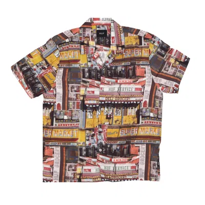 Huf Corner Store Men's Short Sleeve Shirt Resort Shirt Multi