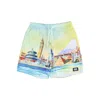 Huf Culture Easy Short Men's Shorts Yellow In Multi