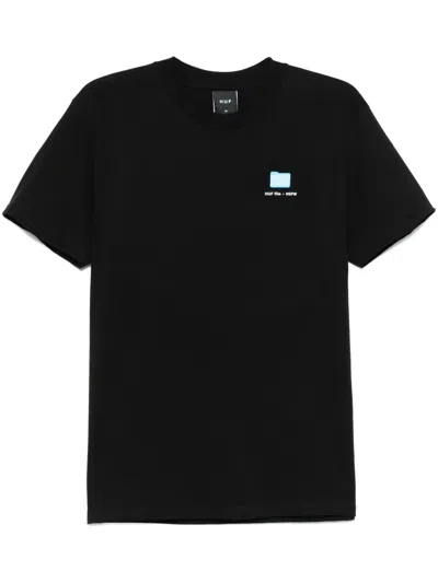 Huf Desktop T-shirt In Black