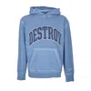 Huf Destroy Rebuild Fader Hoodie Blue Men's Hoodie In Blue