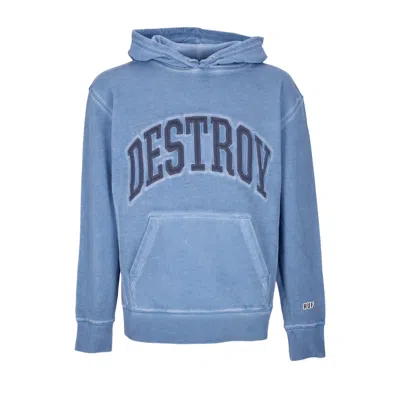 Huf Destroy Rebuild Fader Hoodie Blue Men's Hoodie