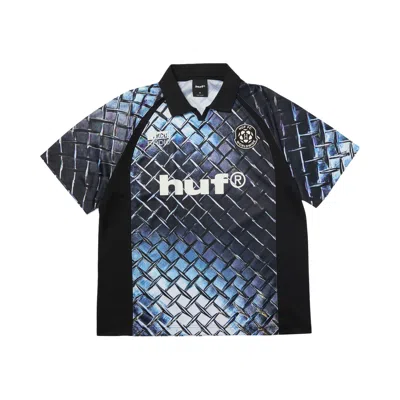 Pre-owned Huf Diamond Plate Jersey 'black' | Men's Size M