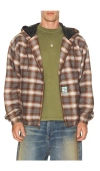 Huf Durango Work Jacket In Brown