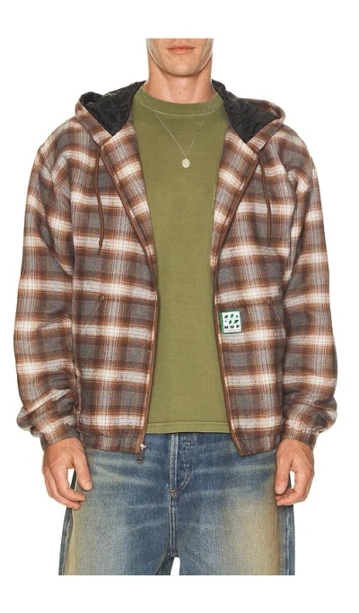 Huf Durango Work Jacket In Brown