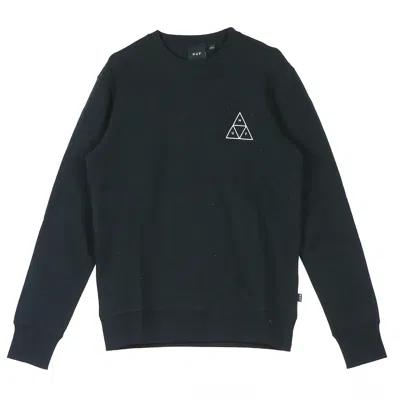 Huf Essentials Tt Crew Men's Crew Neck Sweatshirt Black
