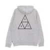 Huf Essentials Tt P/o Hoodie Athletic Heather Men's Hoodie In Athletic Heather