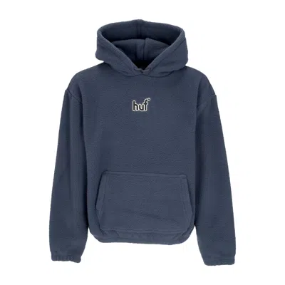 Huf Griffith Hooded Fleece Men's Sweatshirt Blue Night