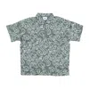 Huf Groovy Women's Short Sleeve Shirt Zip Work Shirt Sage In Sage
