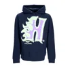 Huf Heat Wave Po Hoodie Men's Hoodie Navy In Navy