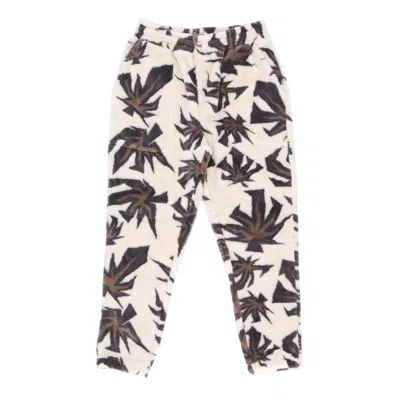 Huf Lowell Men's Bear Jacquard Sherpa Pant Natural