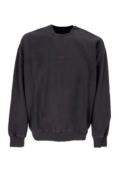 Huf Man Mason Crewneck Fleece Washed Black