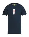 Huf T-shirts In Blue