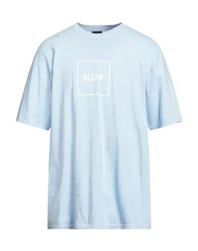 Huf Man T-shirt Sky Blue Size Xl Cotton