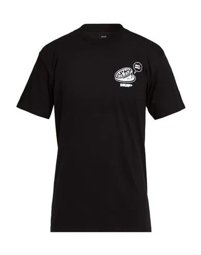 Huf Man T-shirt Black Size Xl Cotton