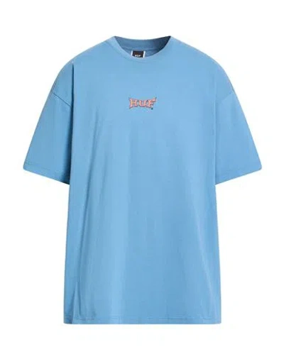 Huf Man T-shirt Slate Blue Size Xl Cotton