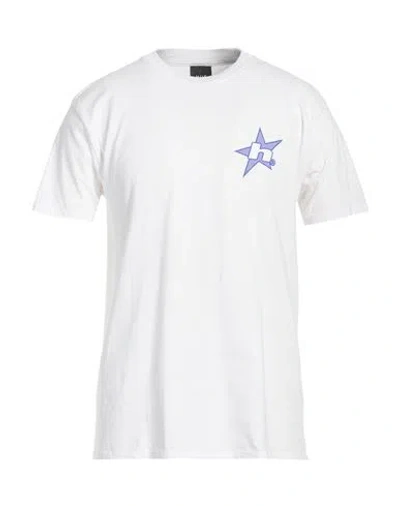 Huf Man T-shirt White Size Xxl Cotton