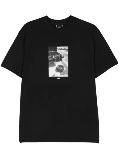 Huf Mason T-shirt In Black