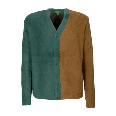 Huf Men's Cardigan Feels Good Cardigan Brown