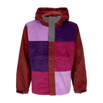 Huf Men's Contrast Cord Mountain Jacket Berry