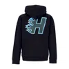 Huf Men's Enforcer Full Zip Hoodie Black In Black