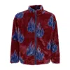 Huf Men's Flamin Zip Sherpa Fleece Berry Bear In Berry