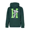 Huf Men's Hardware Hoodie Forest Green In Forest Green