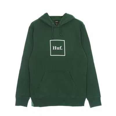 Huf Men's Hooded Sweatshirt Box Logo Dark Green