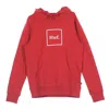 Huf Men's Hooded Sweatshirt Box Logo Red In Red