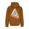 Huf Men's Hoodie Based Triple Triangle Po Hoodie Rubber In Rubber