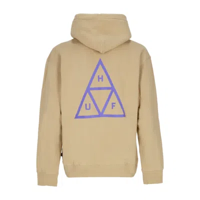 Huf Men's Hoodie Set Triple Triangle Po Hoodie Oatmeal