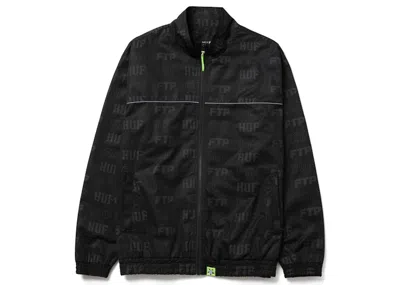 Pre-owned Huf Men's  X Ftp Track Jacket In Black
