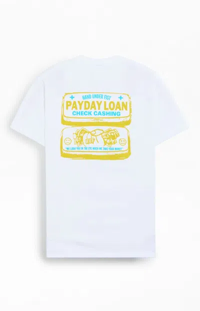 Huf Men's Pay Day T-shirt In White In Multi