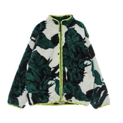 Huf Men's Sativa Floral Full Zip Sherpa Natural Bear