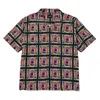 Huf Men's Short Sleeve Shirt Pop Top Rayon Woven Shirt X Pleasures Black In Black