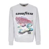 Huf Men's Team Crewneck Sweatshirt Heather Grey In Heather Grey