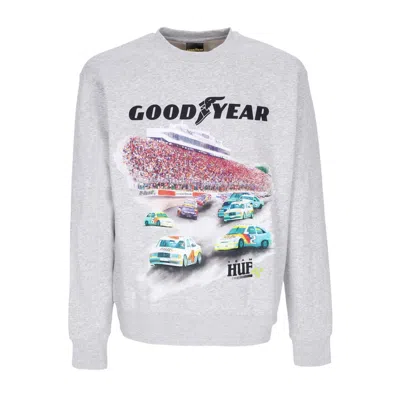 Huf Men's Team Crewneck Sweatshirt Heather Grey