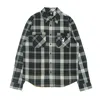 Huf Monarch Men's Long Sleeve Shirt L/s Flannel X Playboy Black In Black