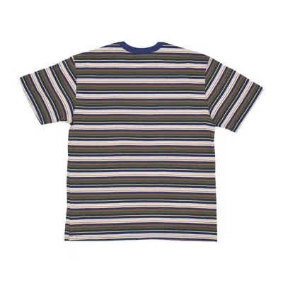 Huf Pot Head Striped Knit Top Olive Men's T-shirt In Green